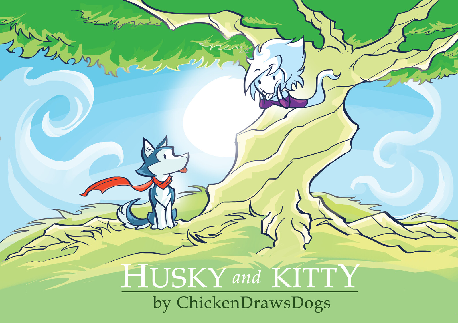 Artstation Husky Kitty A Bedtime Read Chicken Draws Dogs