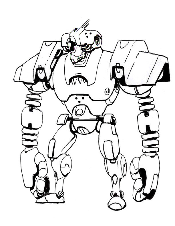 Hero Robot Design