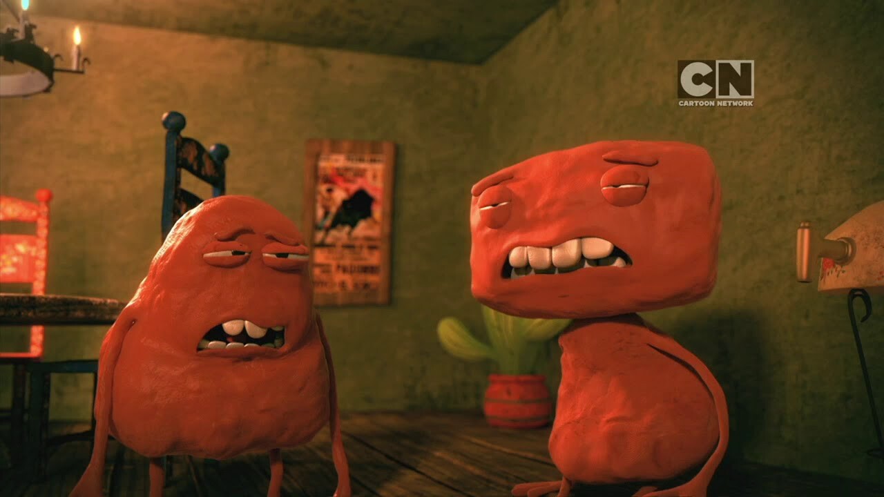 Artstation Cartoon Network S Bill And Tony Black Clay