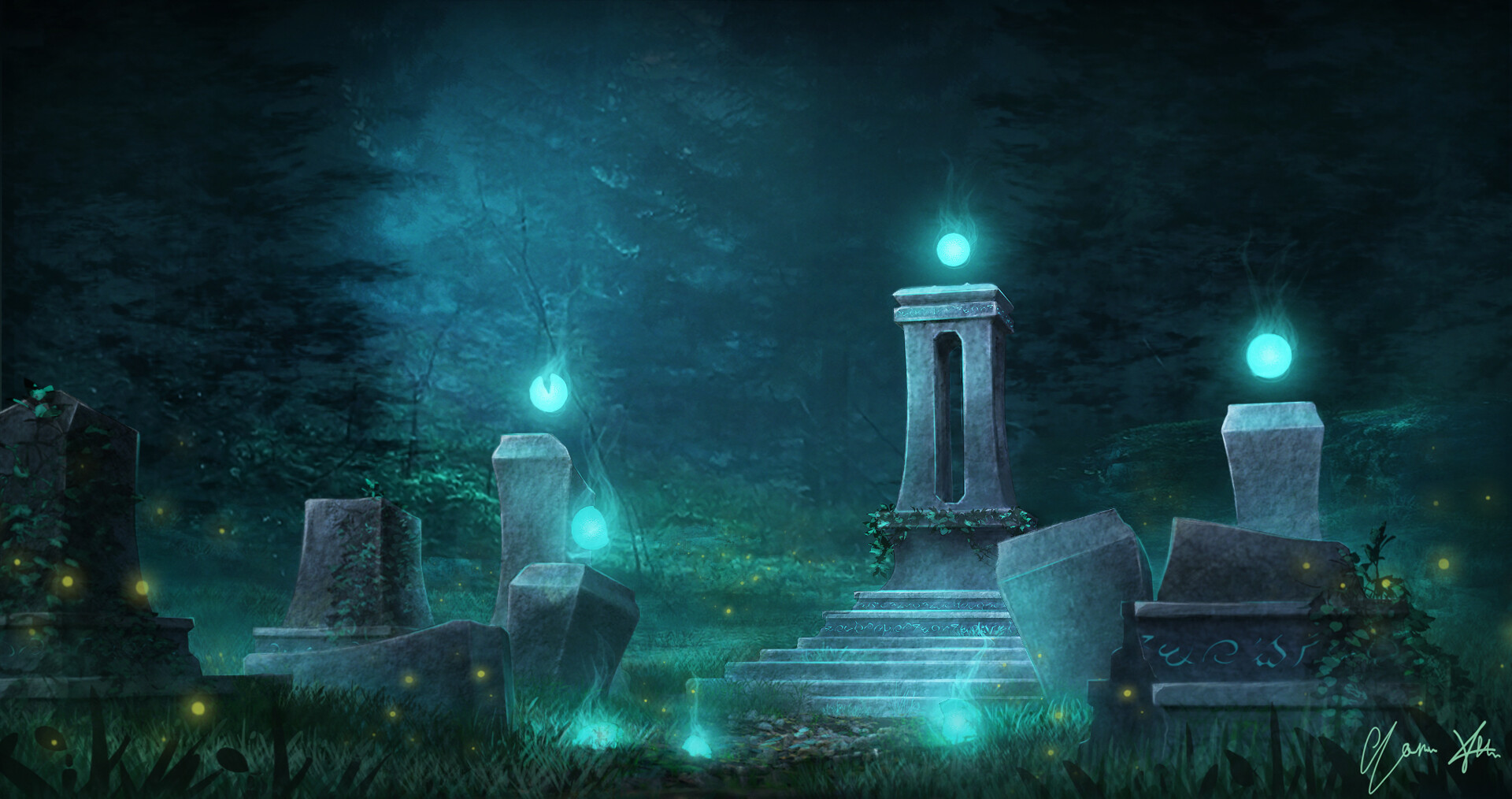 ArtStation Forest Shrine