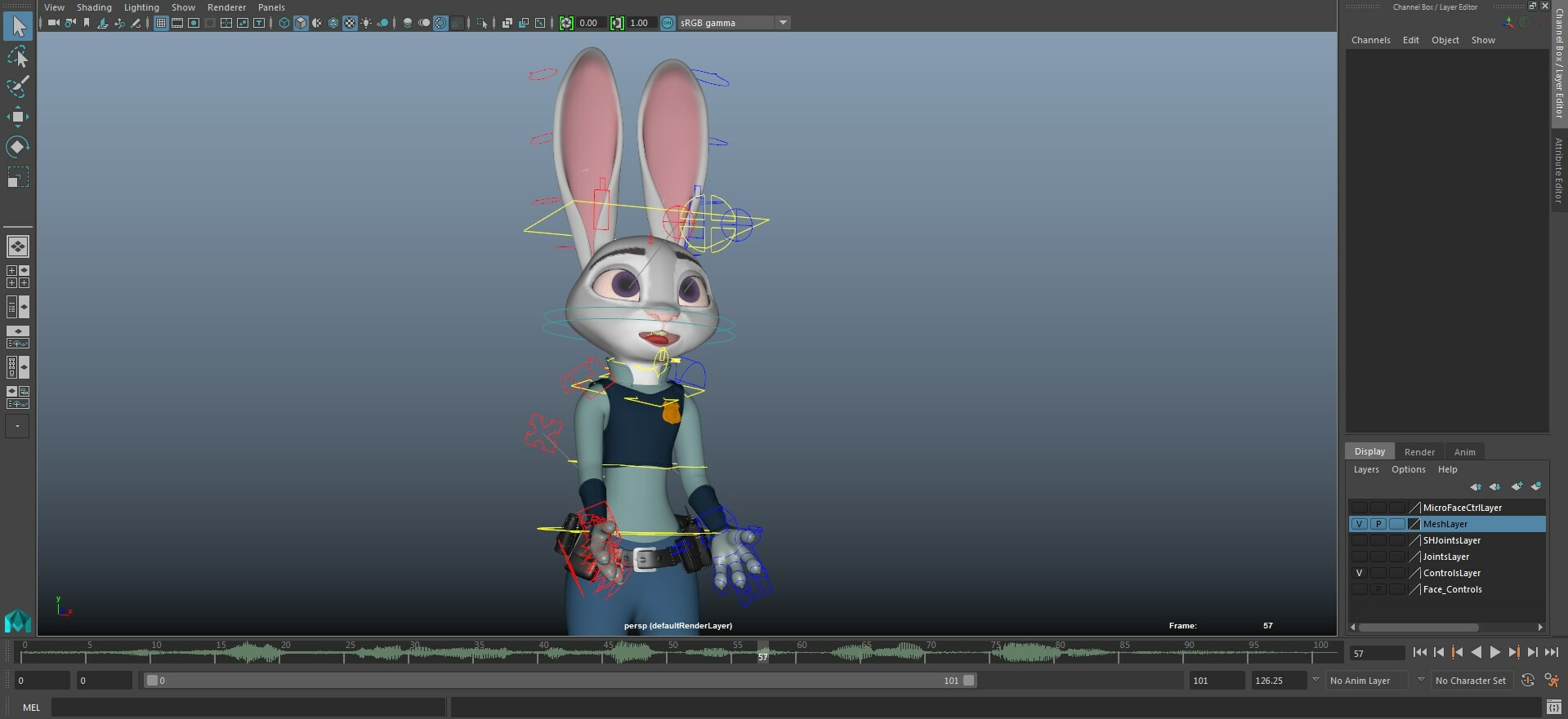 Igor Antic Lipsync Animation Judy Hopps Rabbit From Zootopia