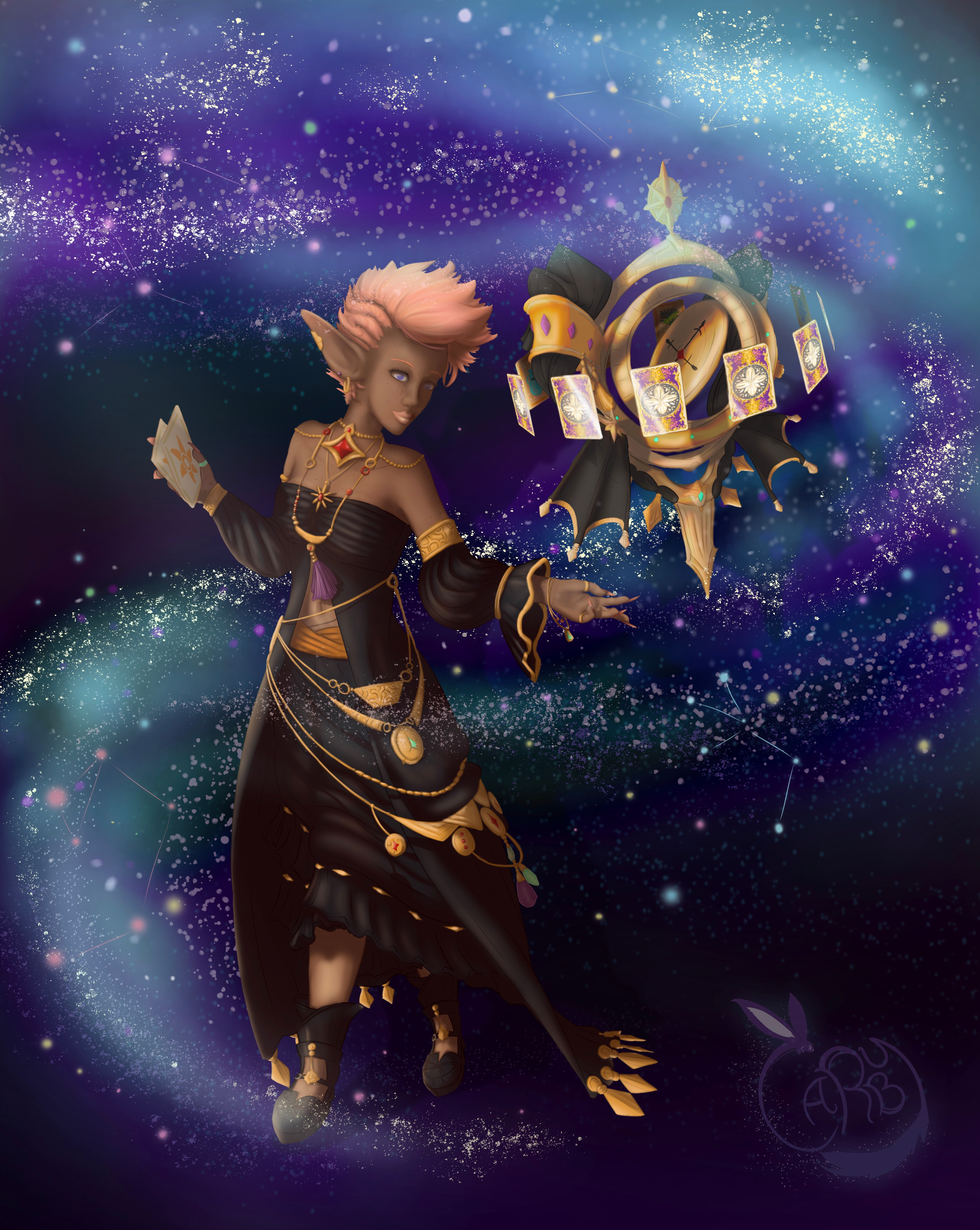 Artstation Ffxiv Astrologian W Wallpaper