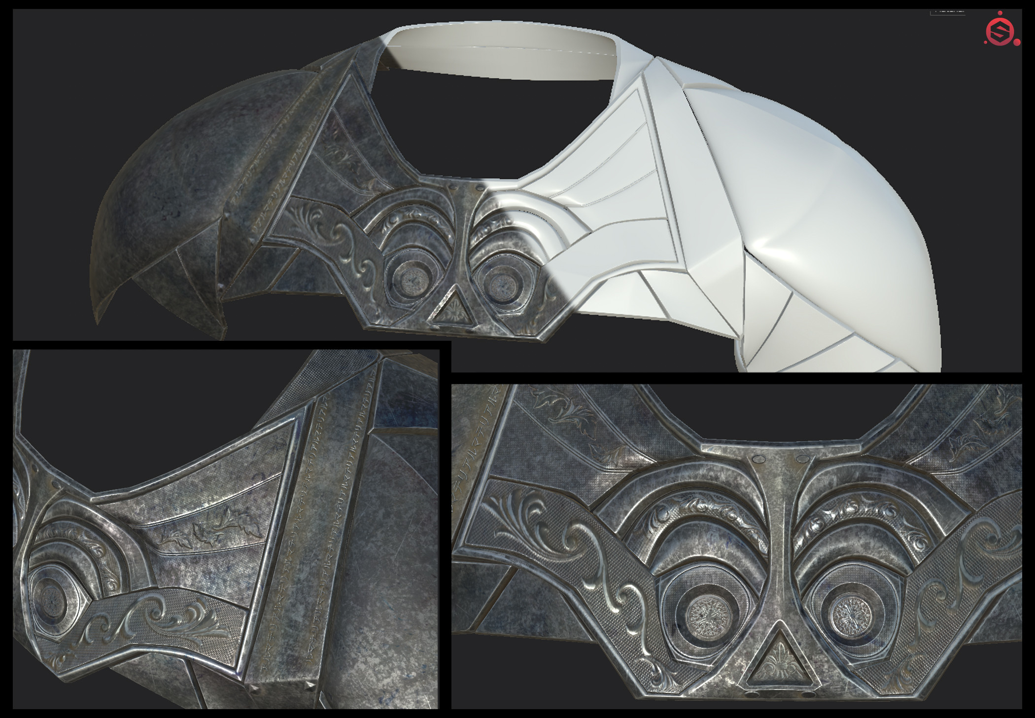 Detailing and texturing in Substance