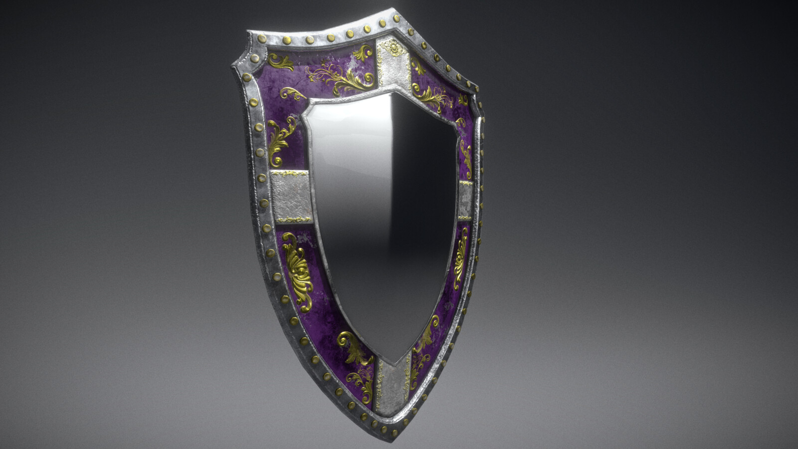Fantasy Mirror Shield