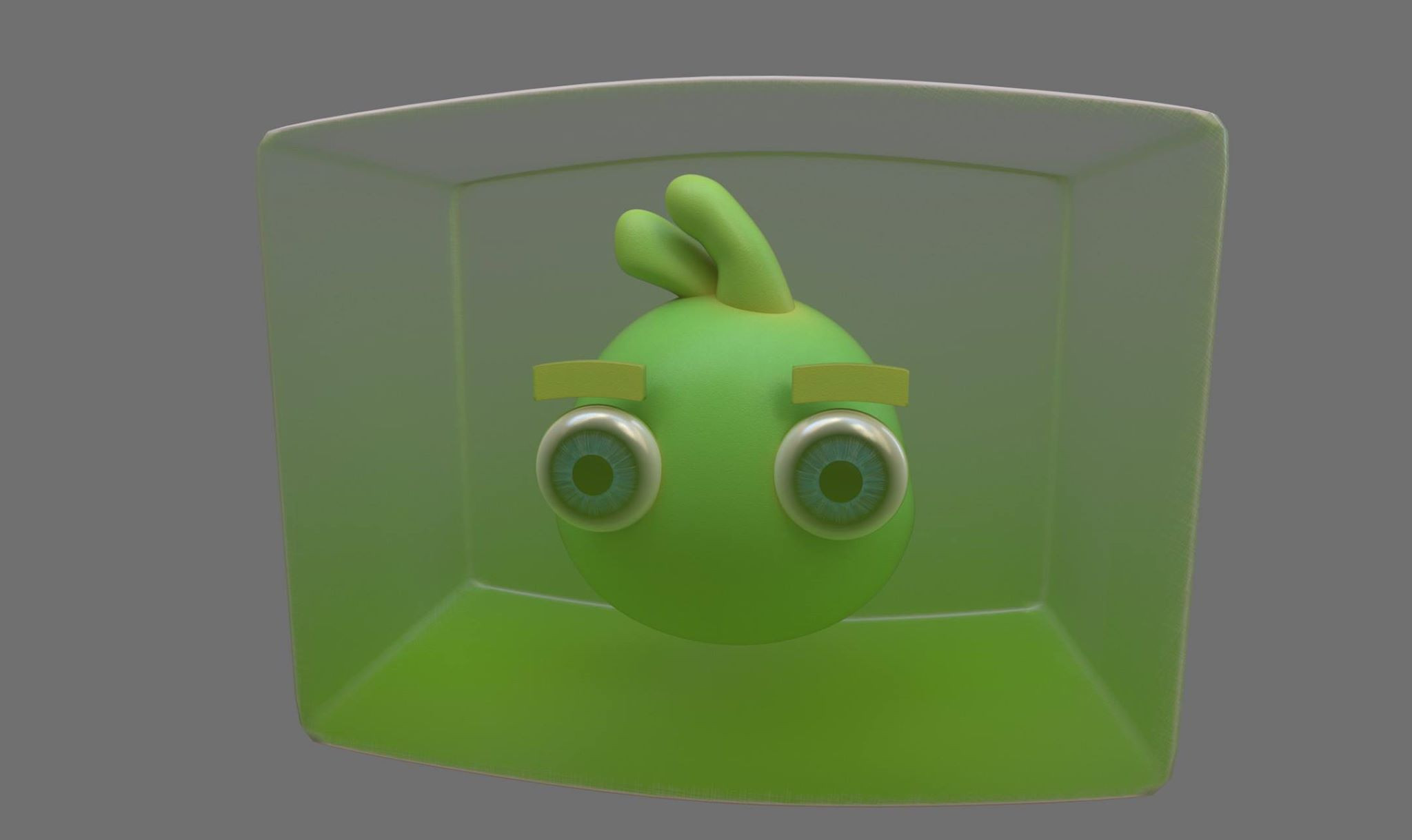A 3D-version of Mogen's head I did for fun :P
(Mogens is the main Character of the show)