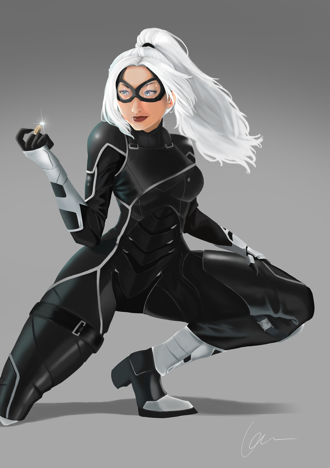 Artstation Black Cat From Spider Man Ps4 Final Version Guilherme Machado