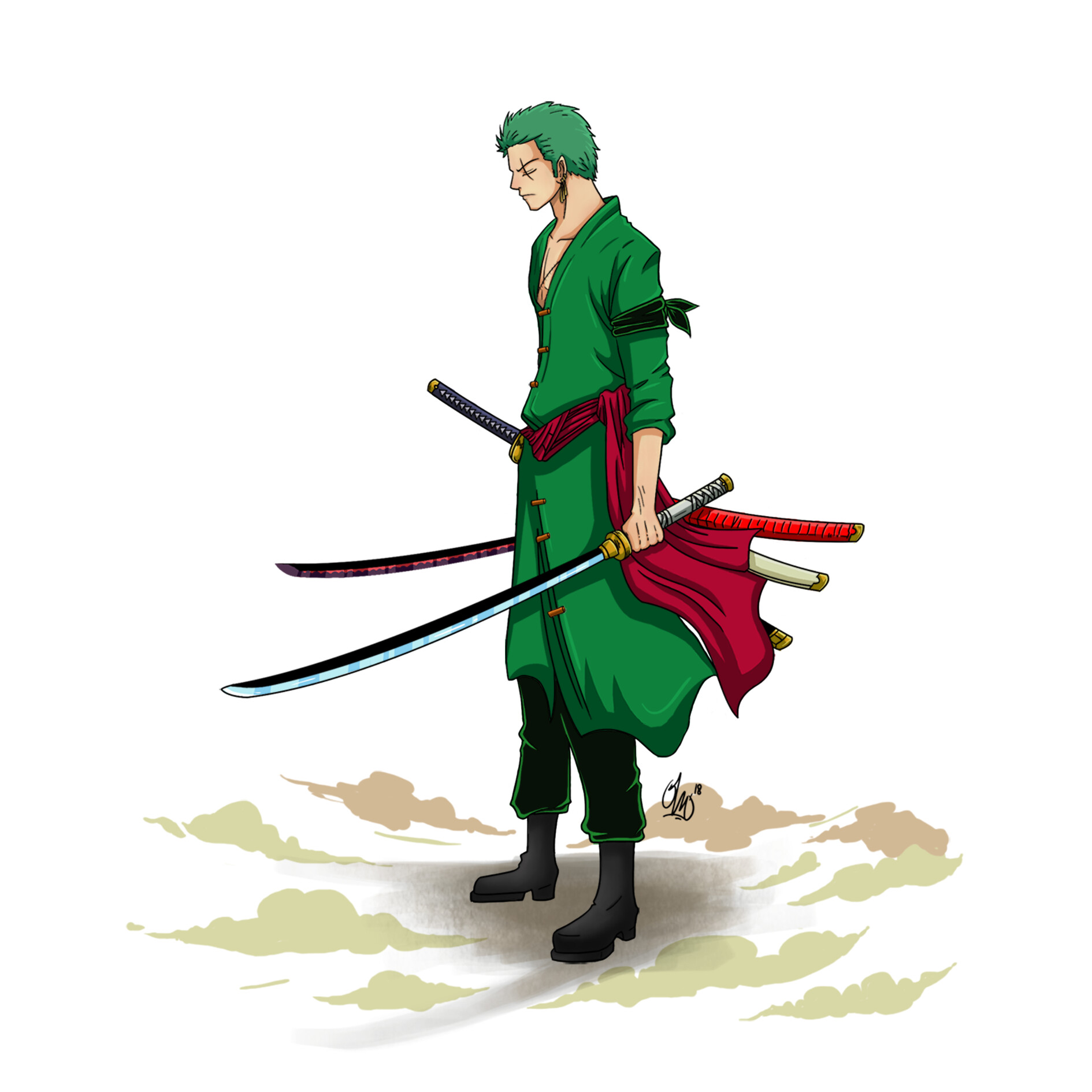 ArtStation - Roronoa Zoro - Fan Art