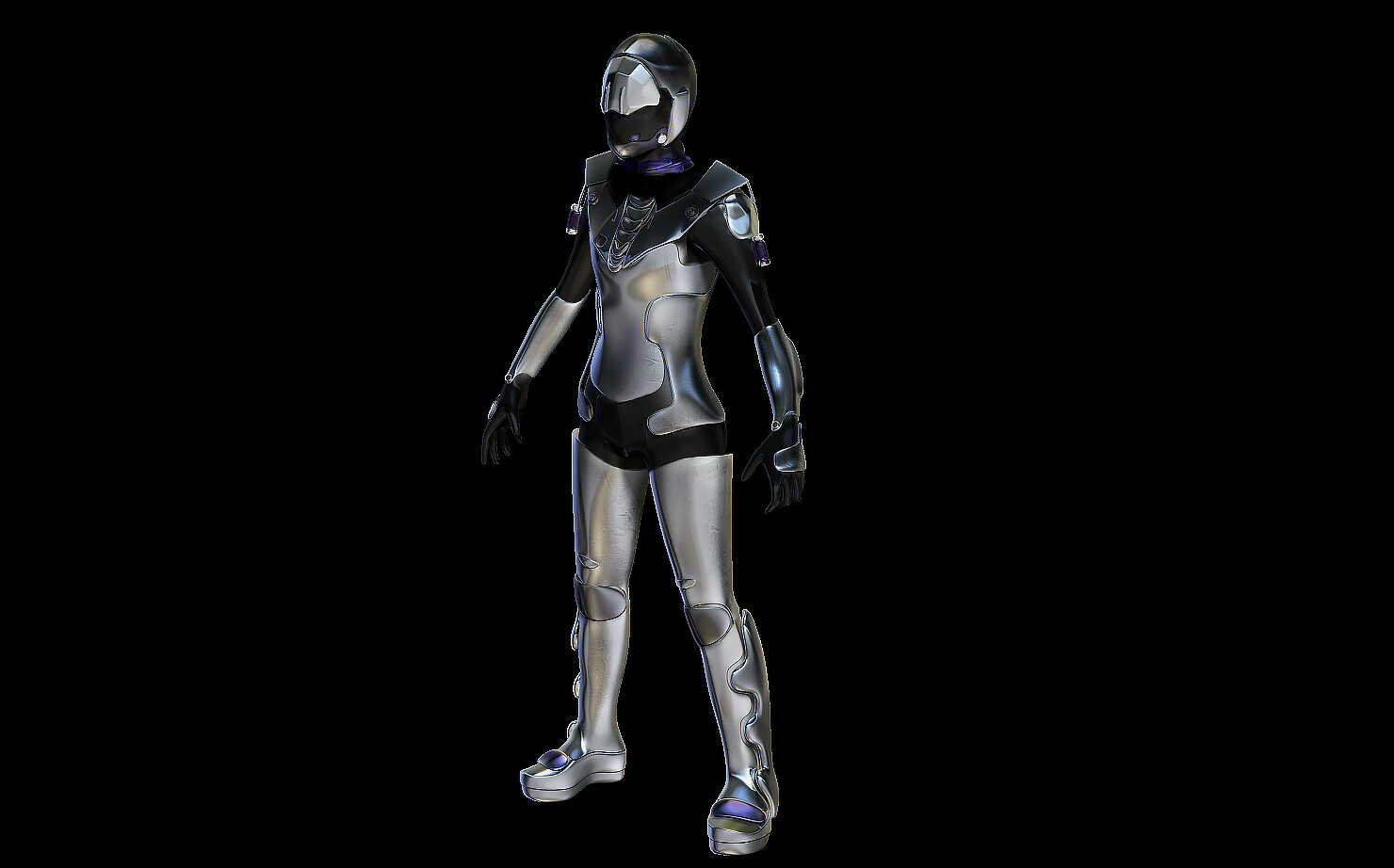 Artstation Concept And 3d Models Of Sci Fi Soldier And Motorbike