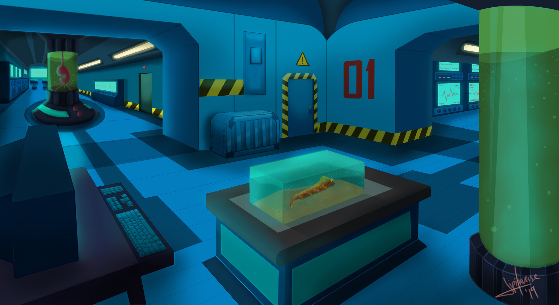 ArtStation Laboratory Concept Art