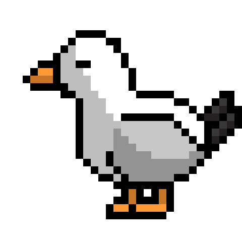 Seagull peck animation.