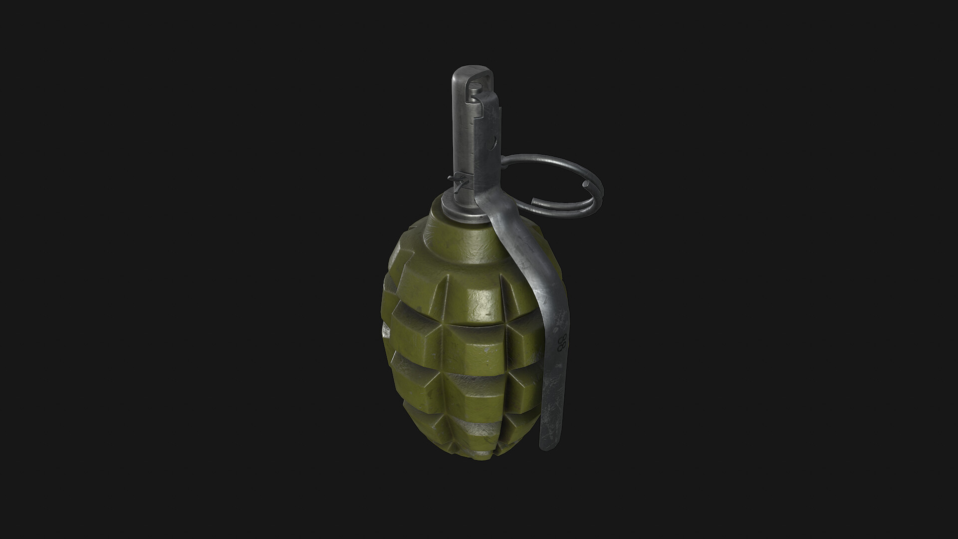 Artstation F1 Grenade Andriy Luchka