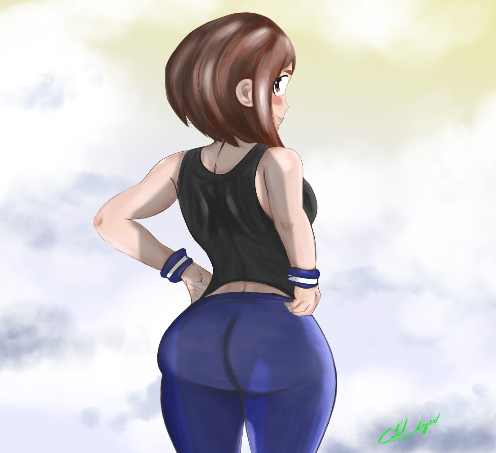 Artstation Uraraka Ochako My Hero Academy Fan Art Luiz Alves
