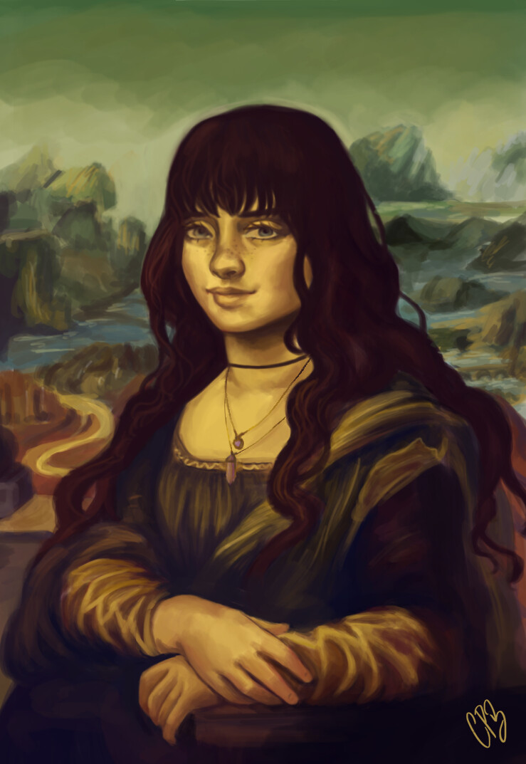 Chloe Brown - Chloco Lisa // Mona Lisa Self-Portrait