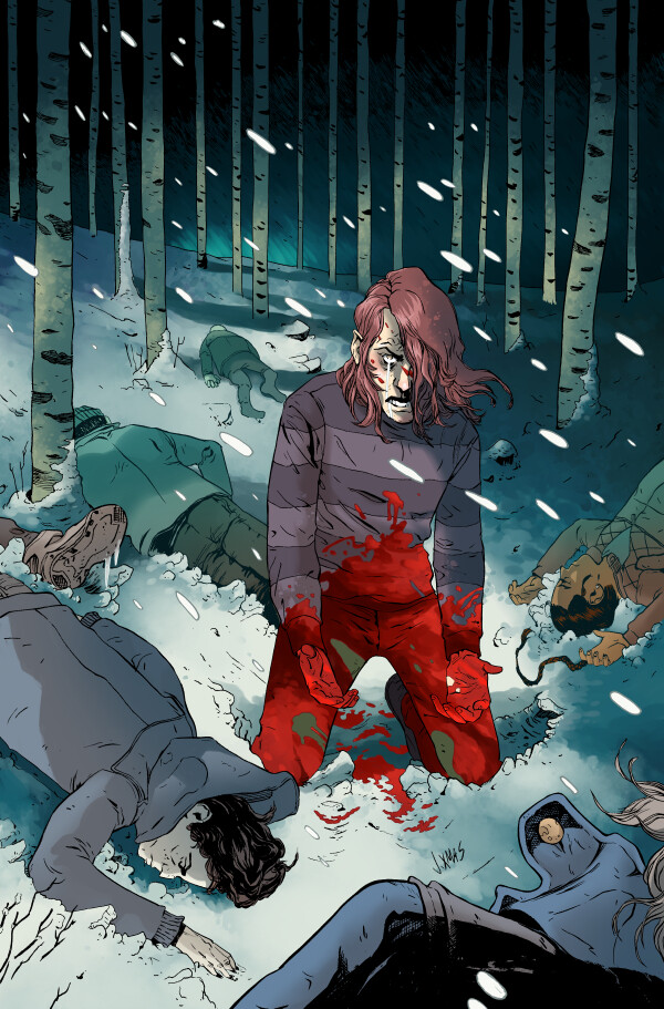 Comic Coloring Sample Pages from SHELTERED.