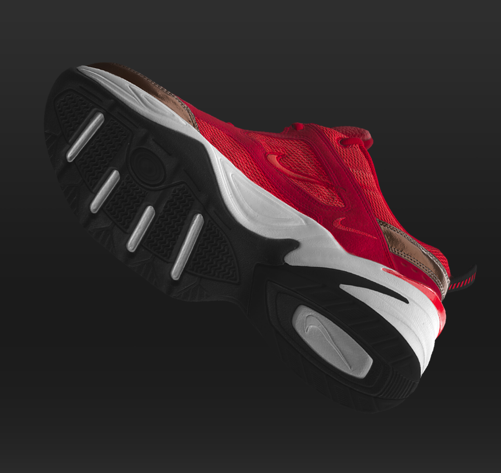 nike m2k tekno mesh red