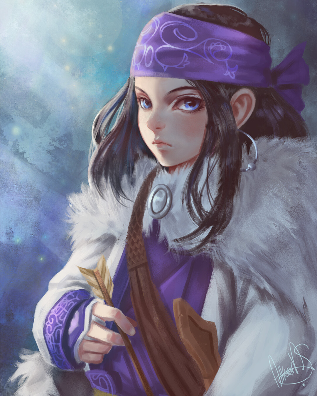 Get Wallpaper Artstation Asirpa Golden Kamuy Al Santos Free