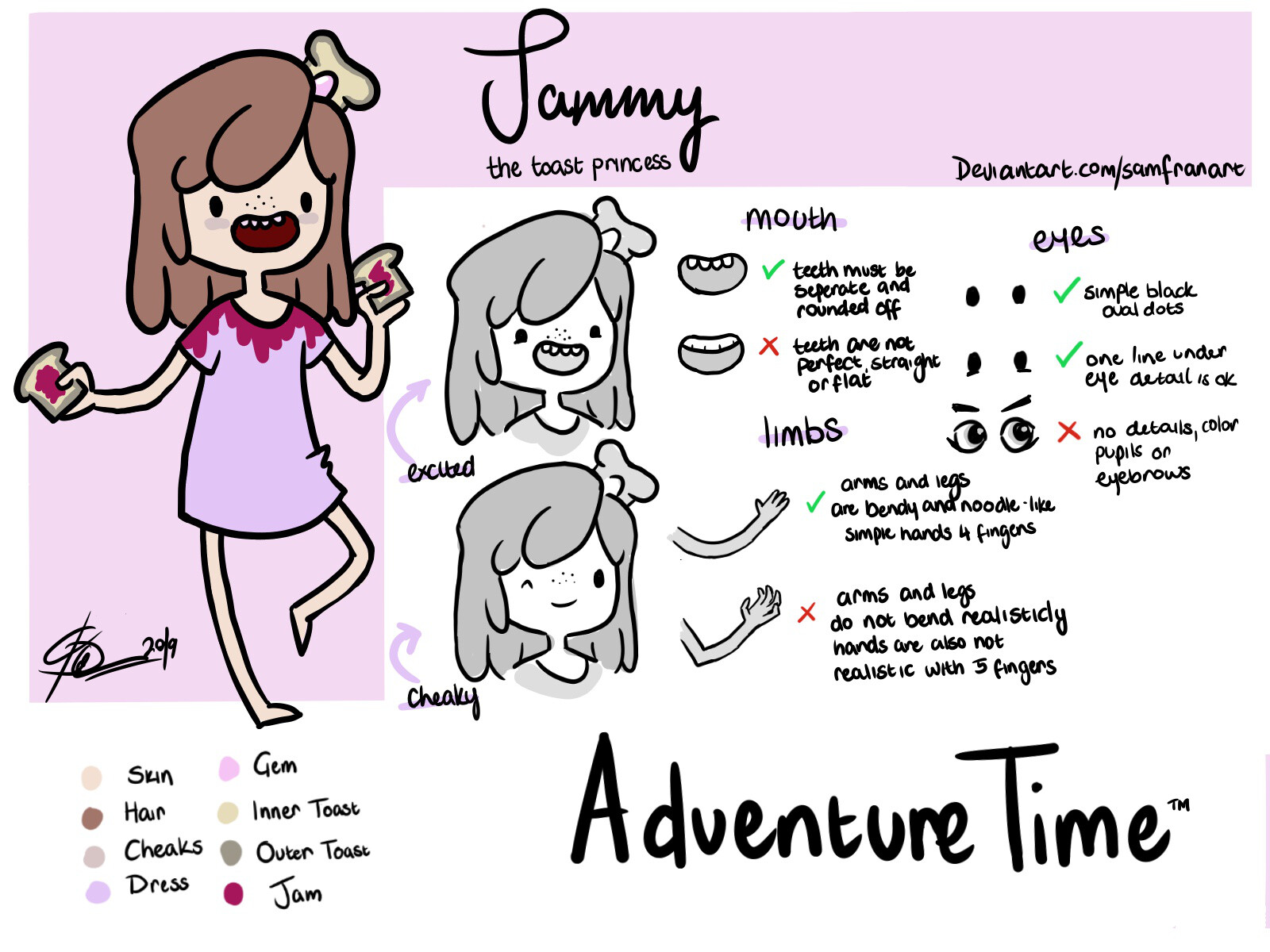 adventure time character template