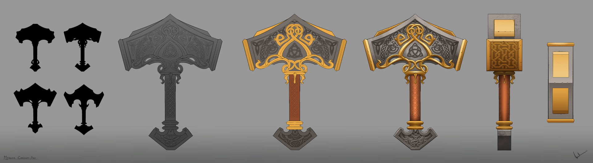 Artstation Mjolnir Concept Art Federico Meloni