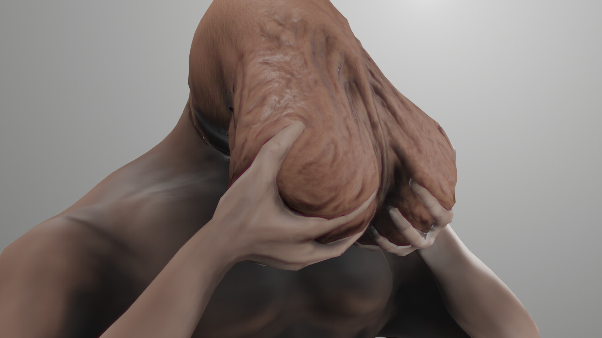 artstation testicle head semih kurt