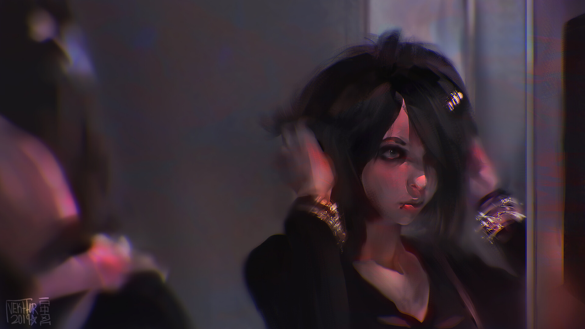 Artstation La Rosa De Guadalupe Study Victor Pena