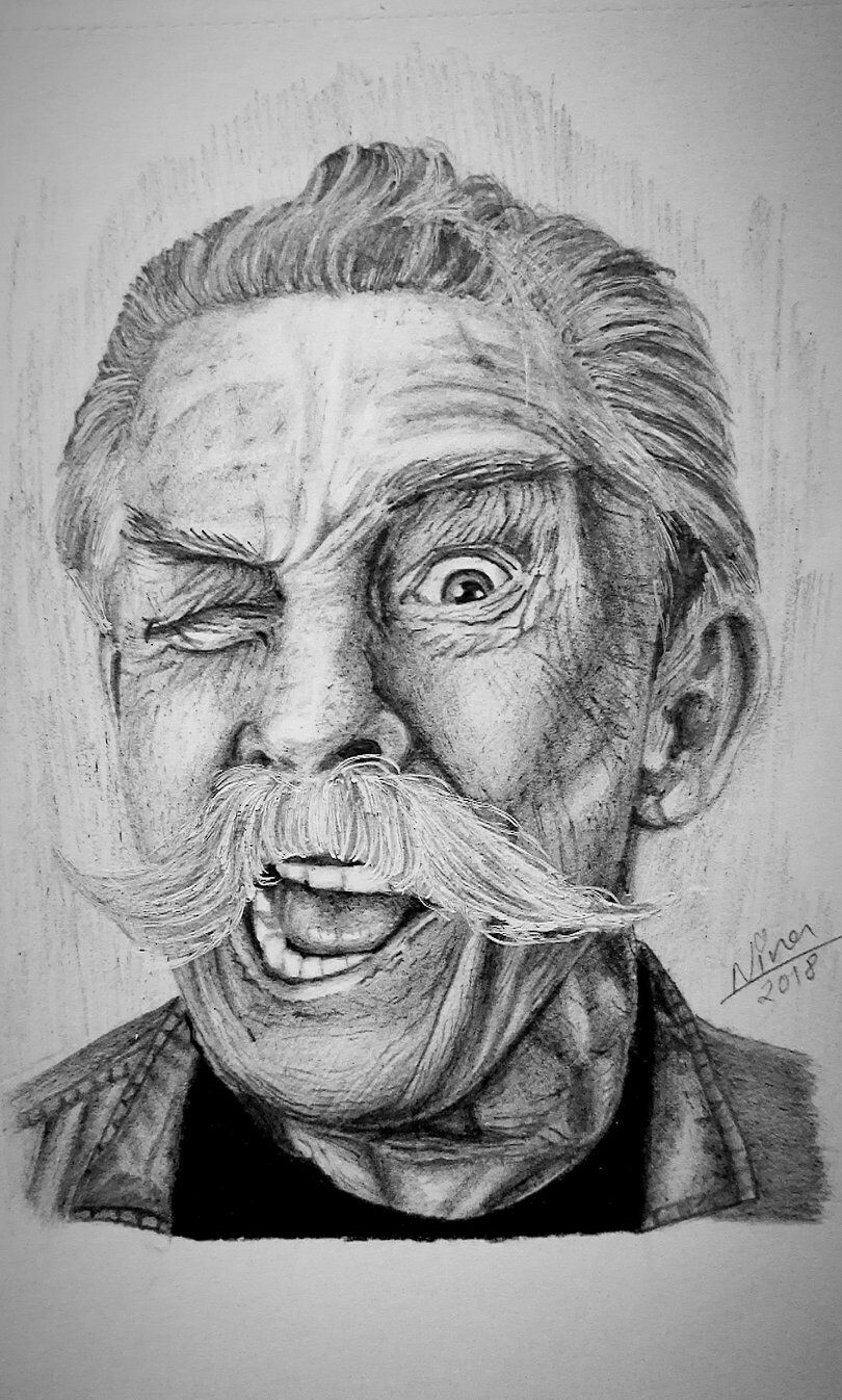 Oldman My Pencil Drawing by lotusdigitalworks on DeviantArt  Pencil  drawings Pencil sketch images Sketches of people