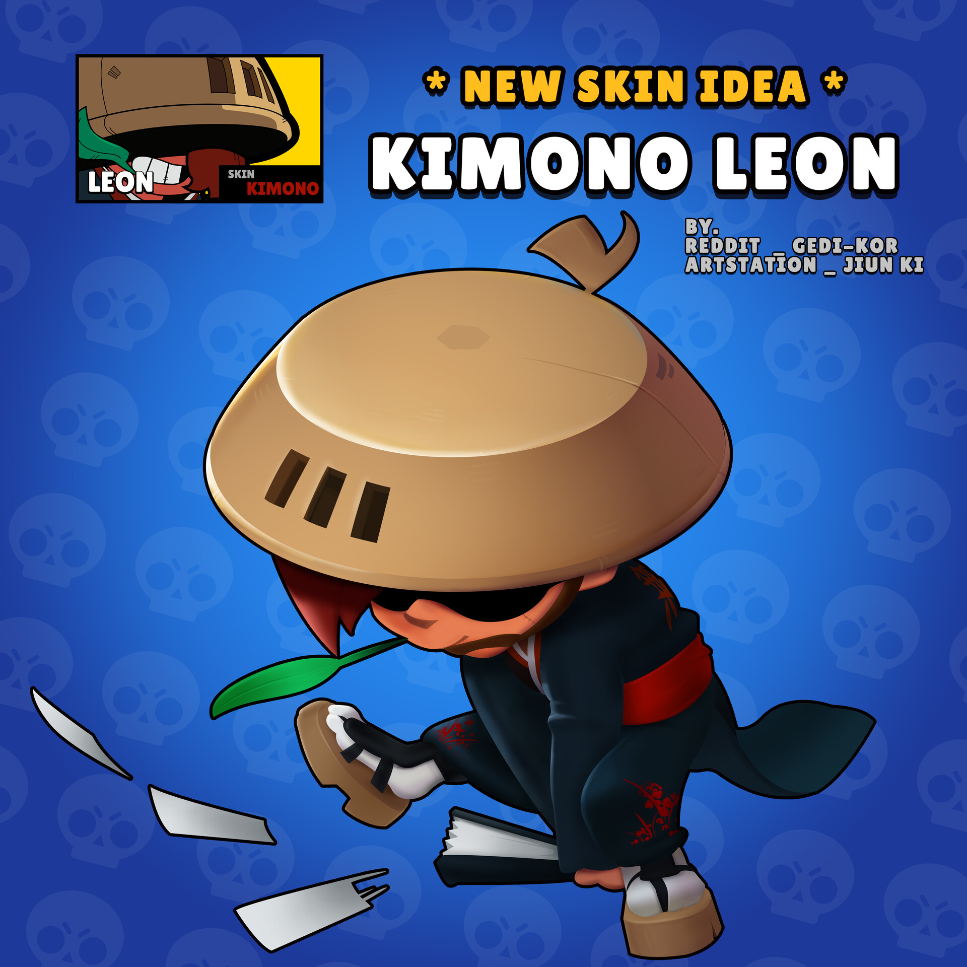 Artstation Brawl Stars Fanart Skin Design Ji Un Ki