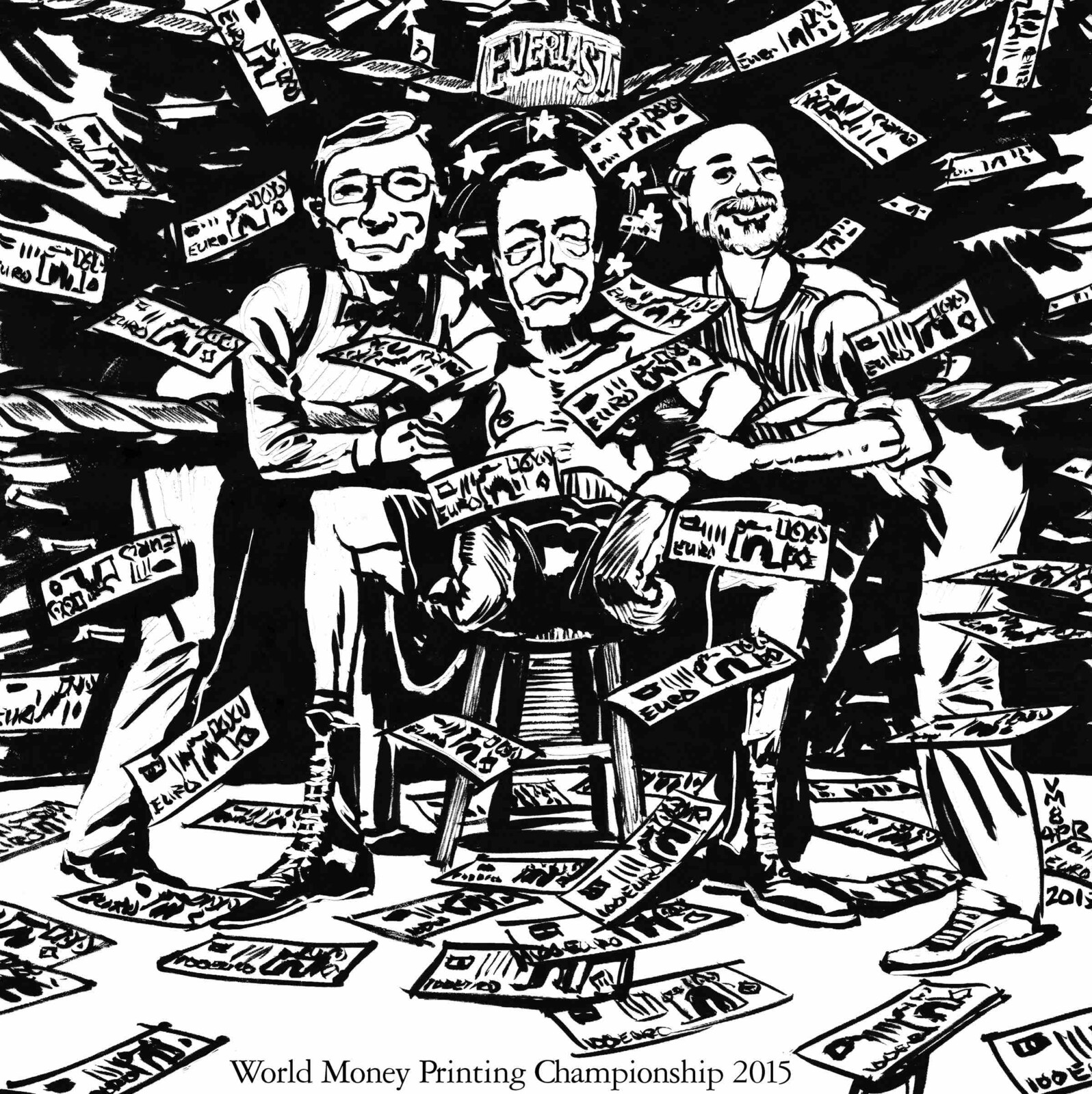 Europe prints more money