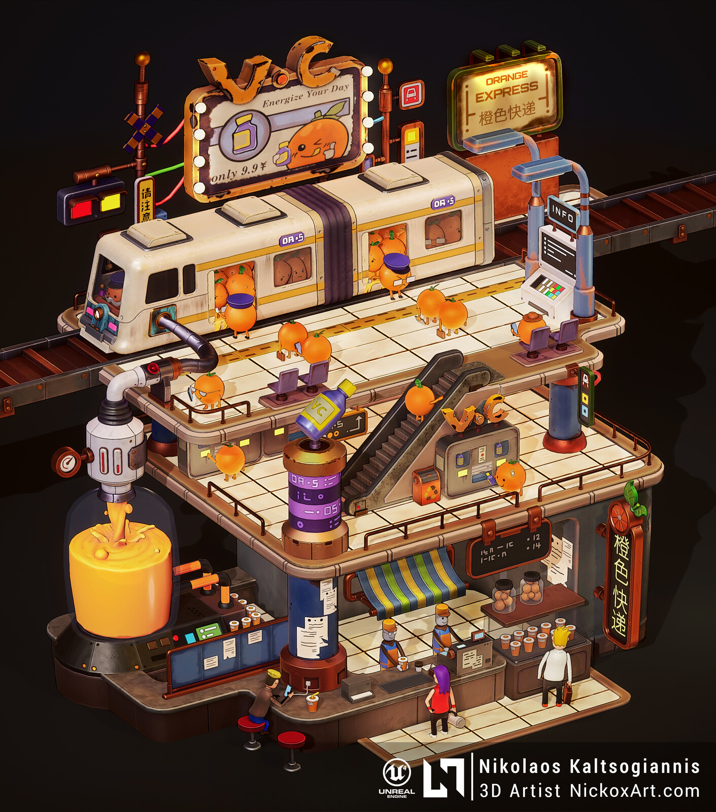 More About the Project.
https://nickoxart.com/pages/vc-orange-express
