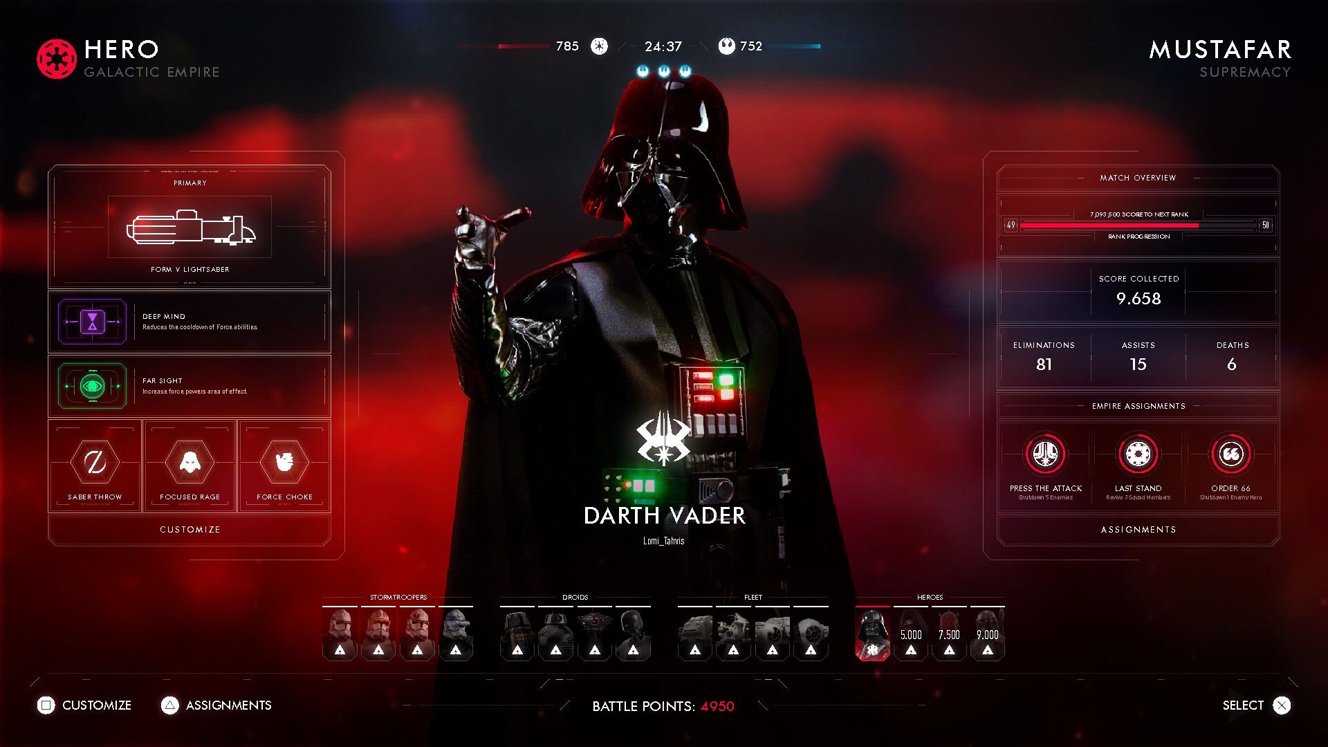 Artstation Star Wars Battlefront Ui Redesign Marco Mandim