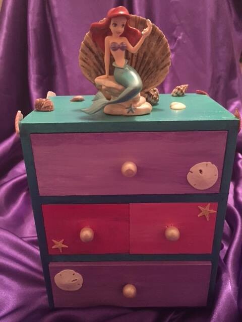 Artstation Little Mermaid Custom Jewelry Box Erin Rabideau