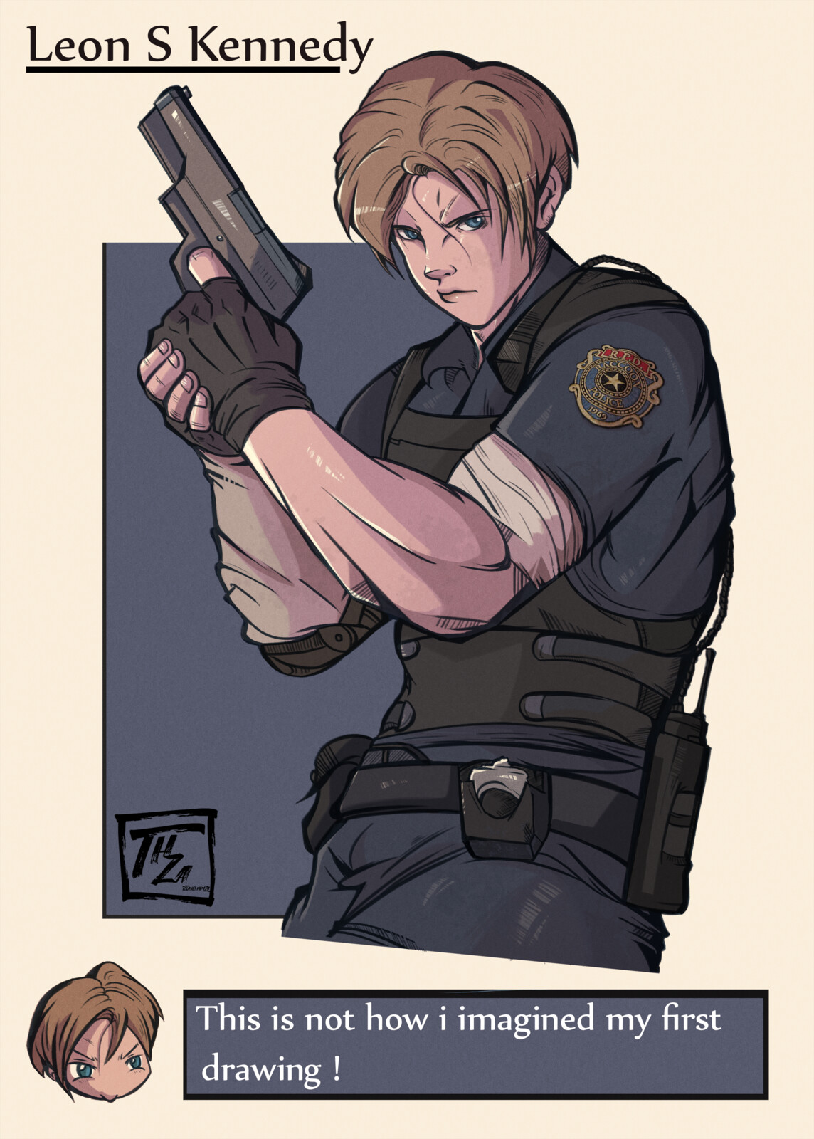 Artstation Res 2 Remake Leon S Kennedy Character Art Hamza Touijri