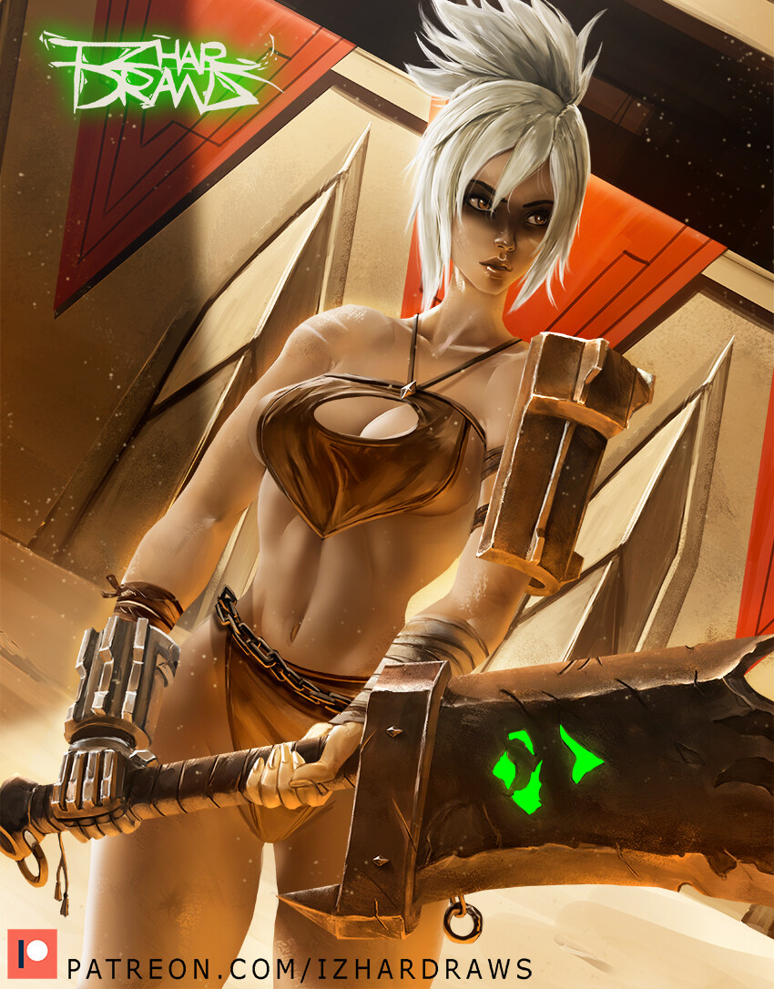 Izhar Draws League Of Legends Riven