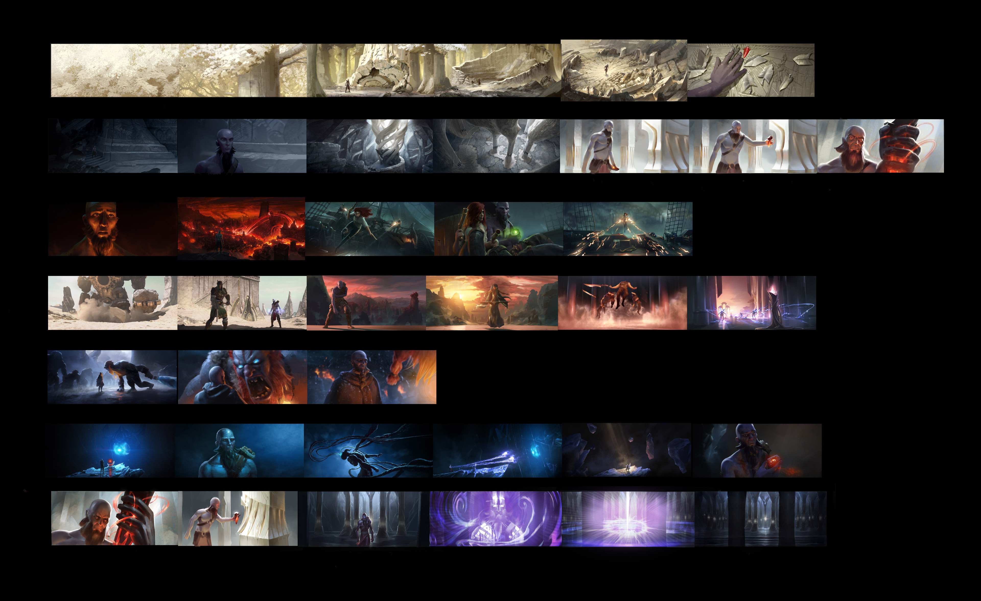 Color script in collaboration with Leighton Hickman