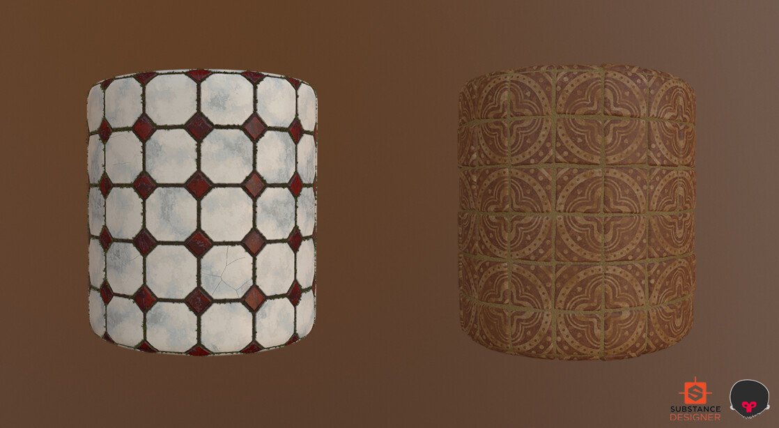 Tileable texture (ground tile type A &amp; B)