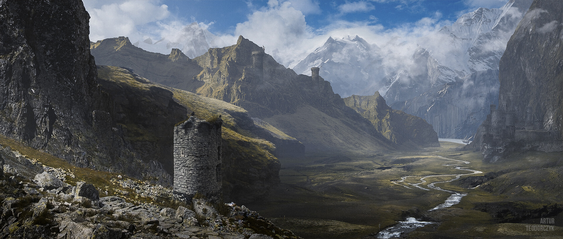 Artstation Helm S Deep Artur Teodorczyk