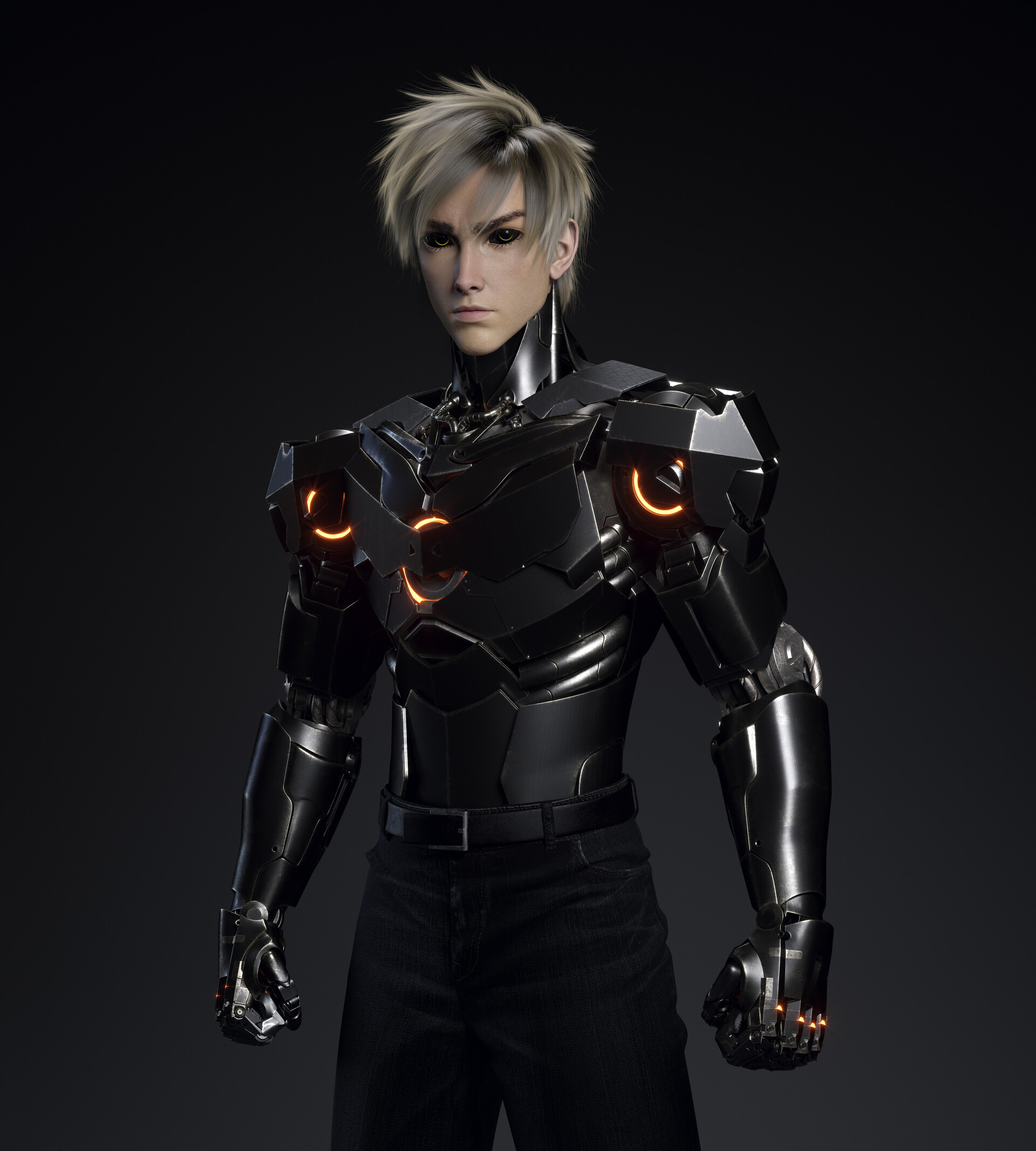 ArtStation - Genos Fan Art Wip