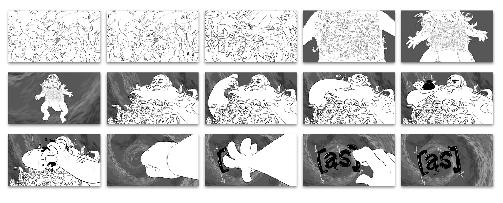 Blue God (storyboard)