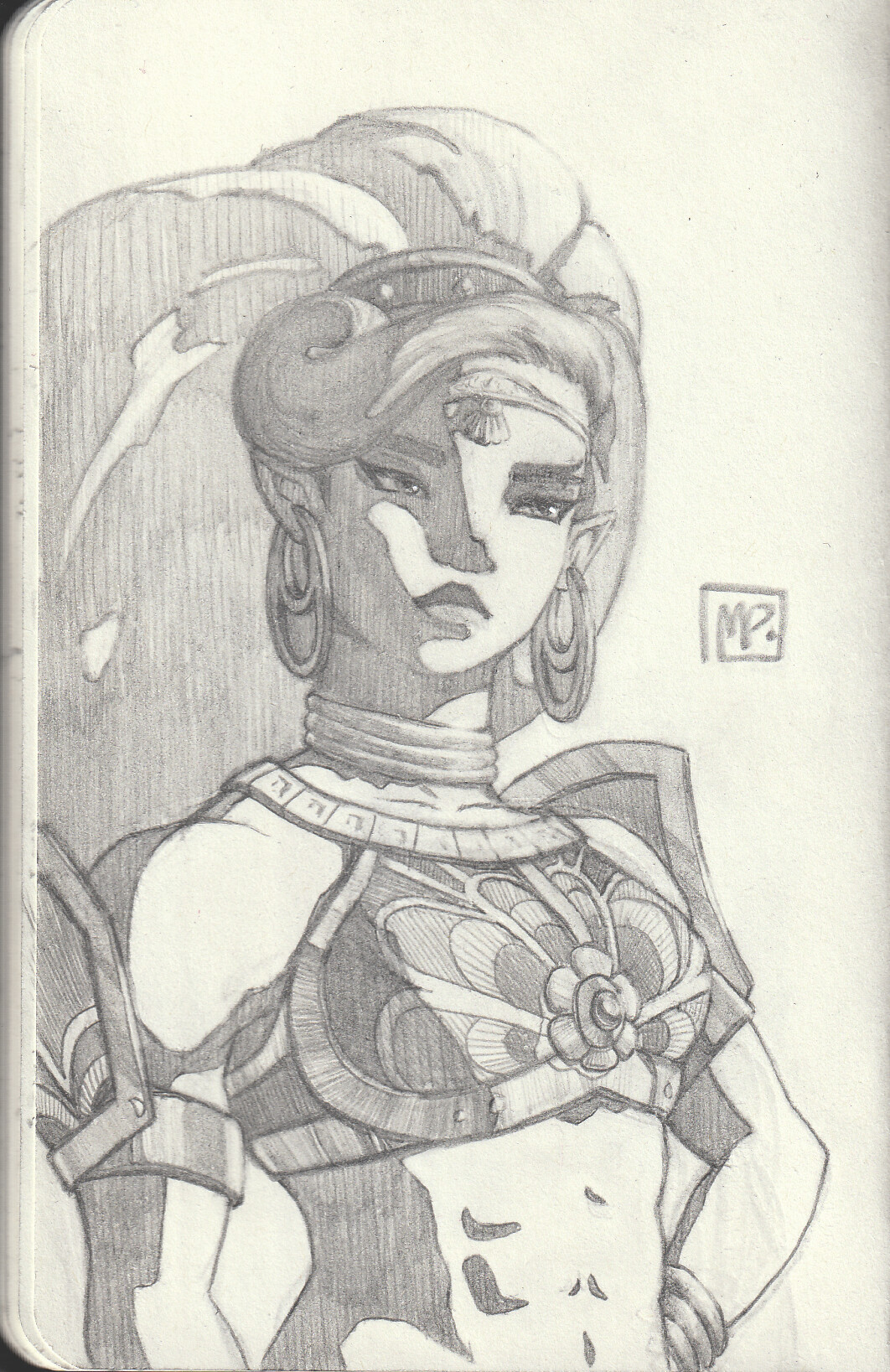 Artstation Urbosa Gerudo Champion Mikko Poyry