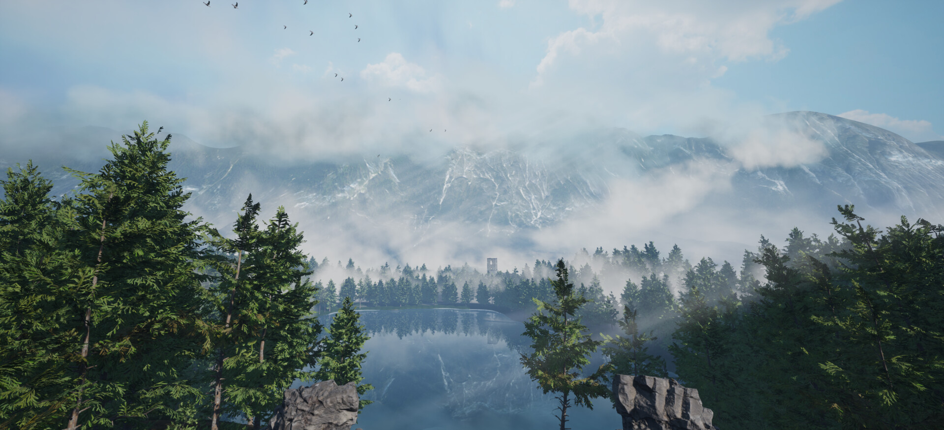 ArtStation - Mountain Lake - Unreal Engine 4