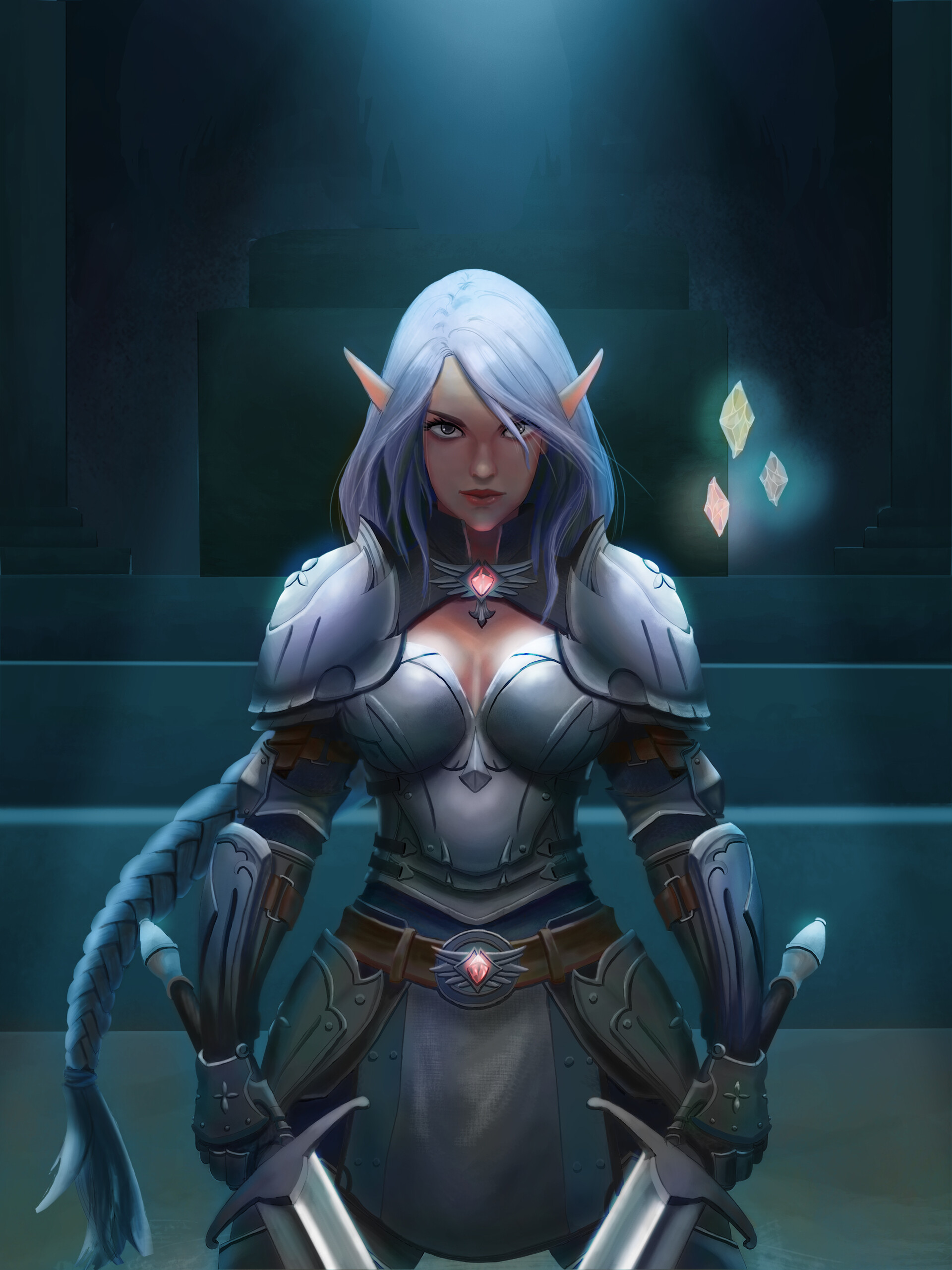 female elf by Ngưu Sửu : ImaginaryElves