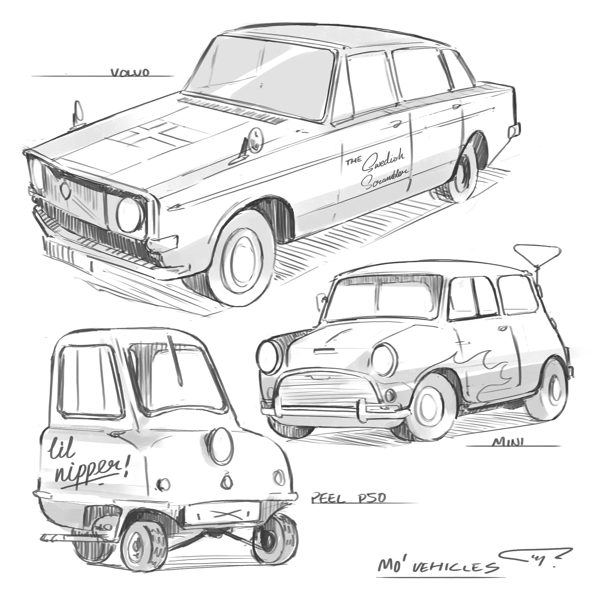 ArtStation Vehicle Studies
