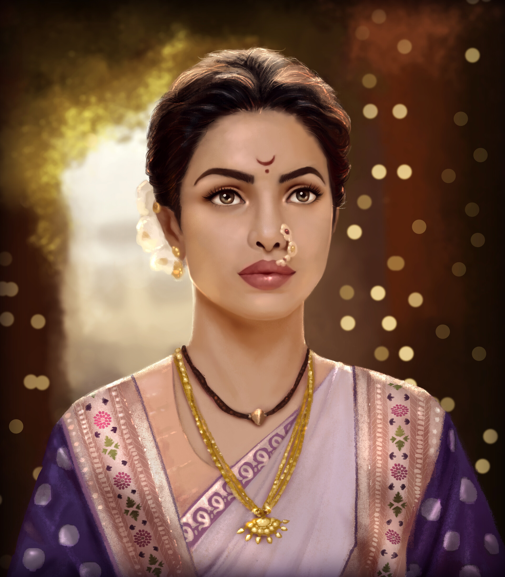 ArtStation Kashibai (Priyanka chopra) Fan Art - Main Image