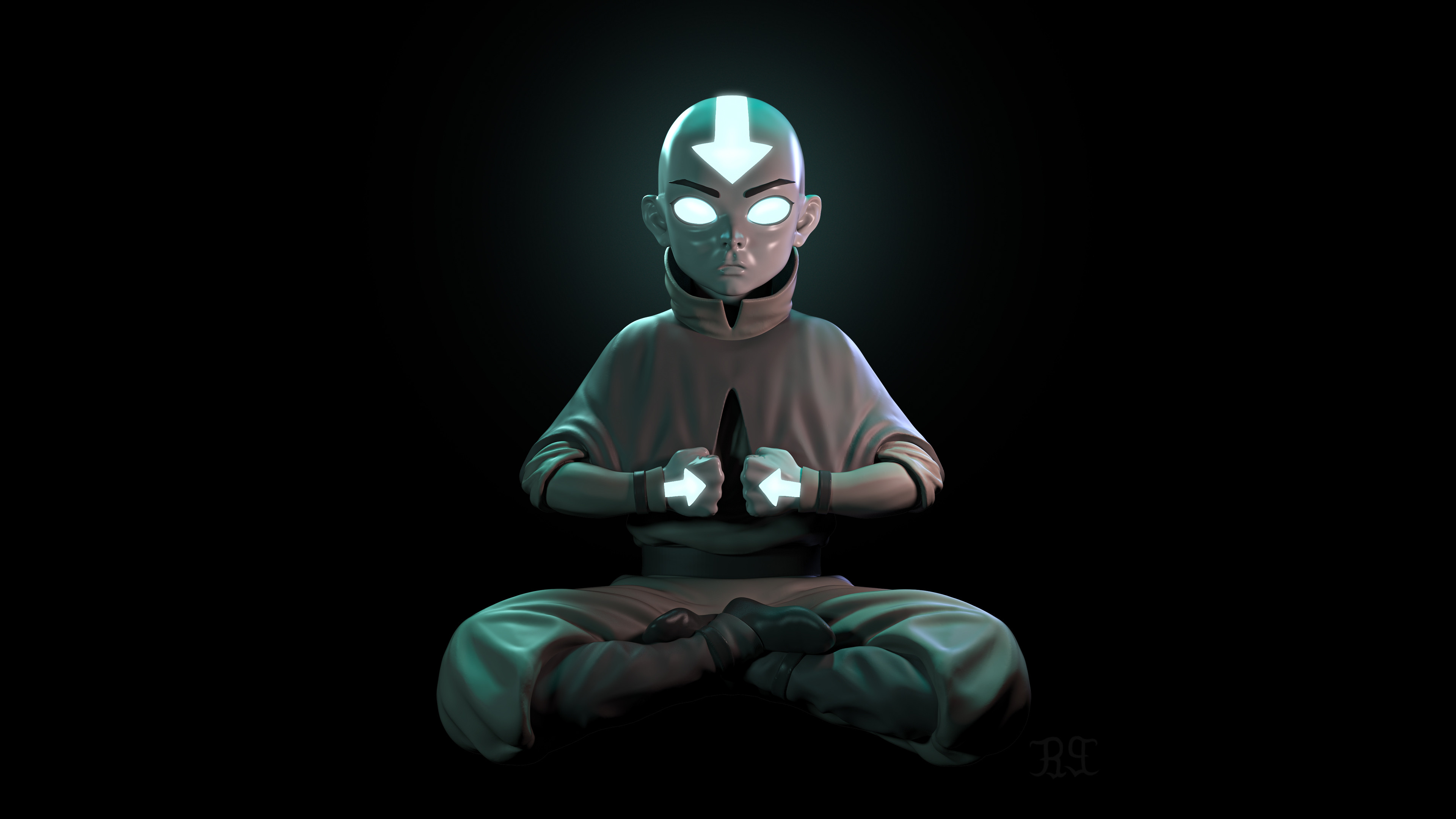 Artstation Avatar Aang The Last Airbender Sm Bonin