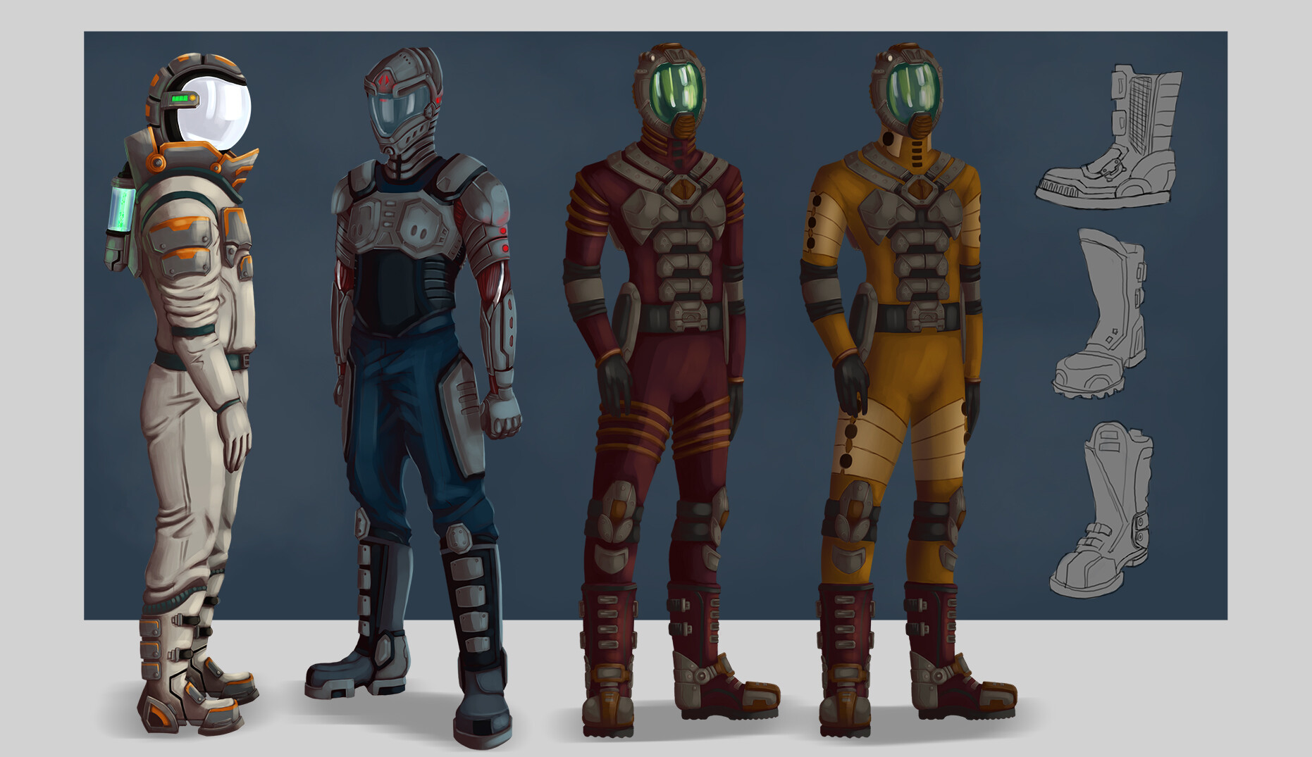 Artstation Concept For A Scifi Themed 3d Model Nuray Oeztas
