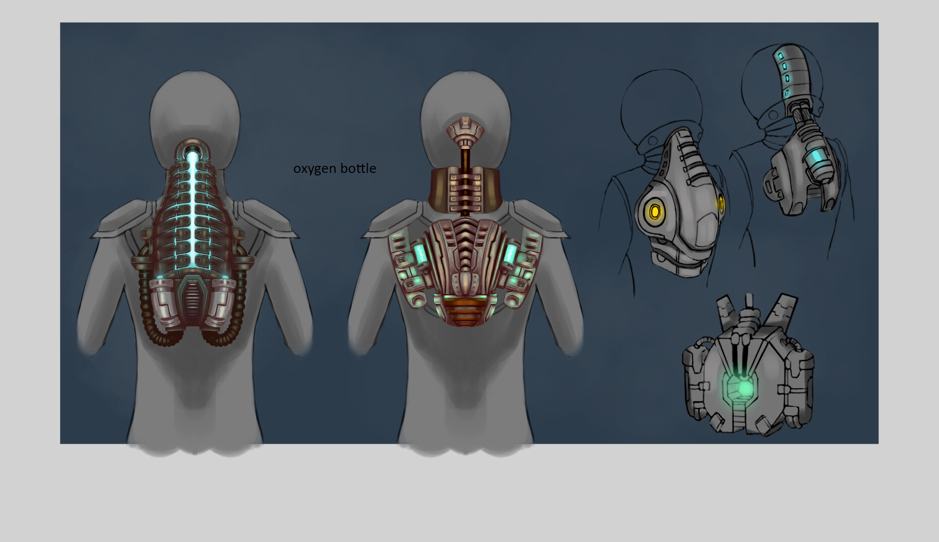 Artstation Concept For A Scifi Themed 3d Model Nuray Oeztas