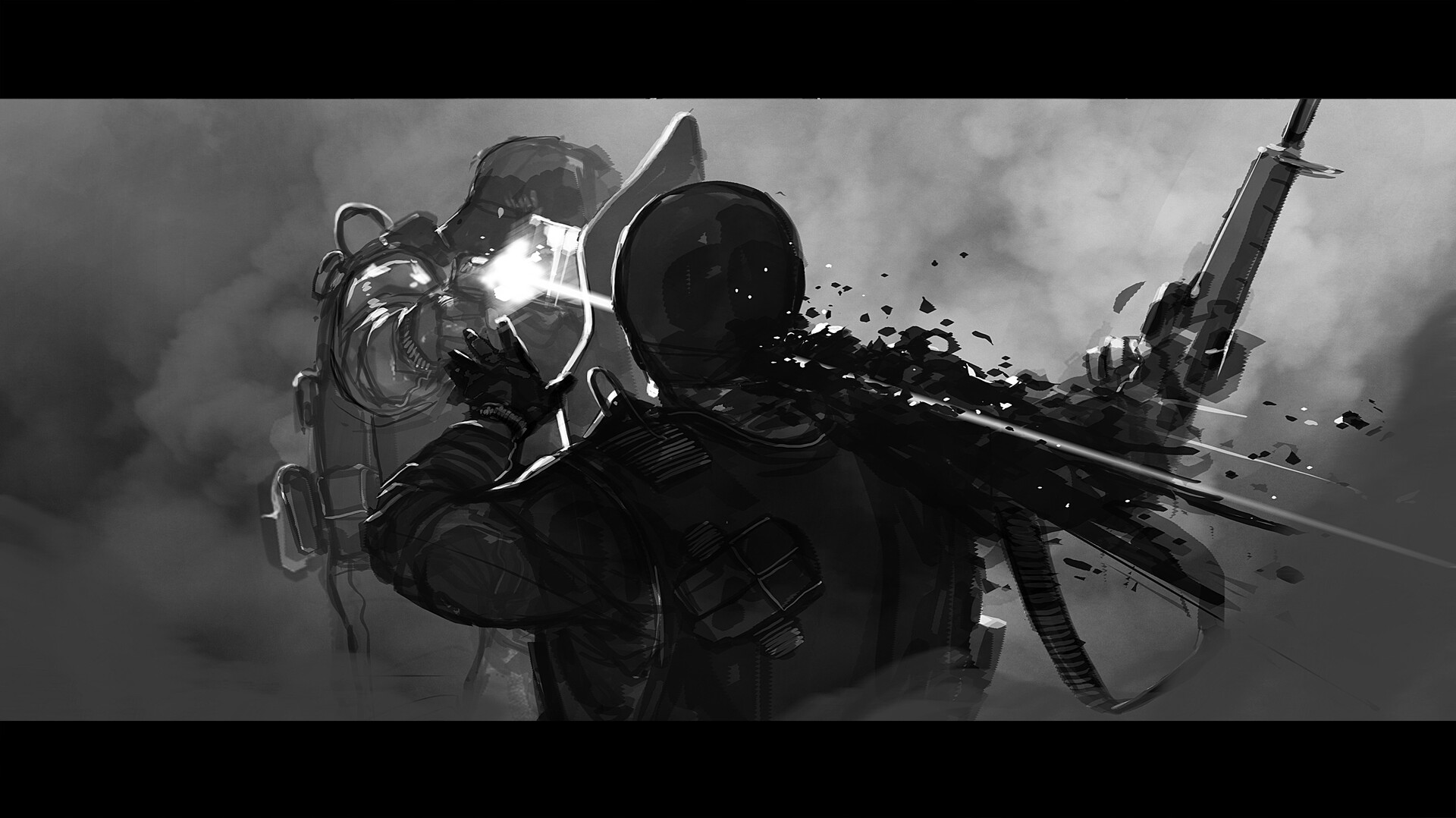 Artstation Rainbow Six Siege Blitz Cinematic Storyboard Fragoulis Garoufalis