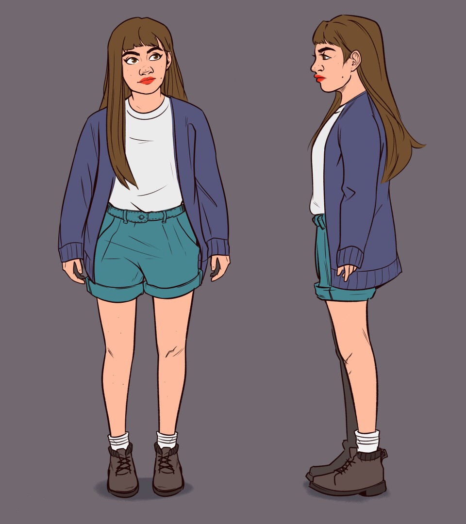 Melissa Matzir - Character Design - Megan