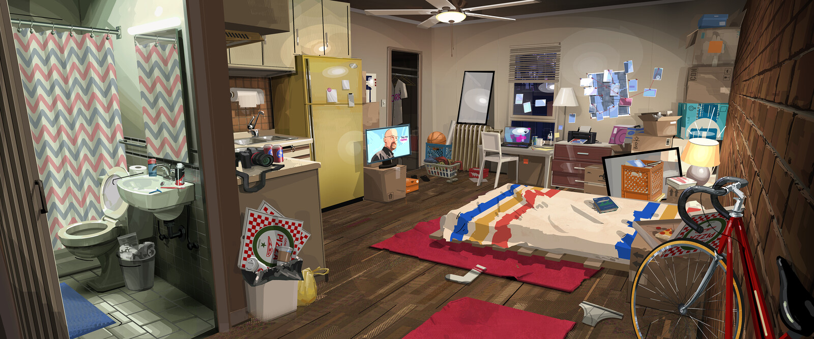 Spider-Man: Into the Spider-verse
Burrito Peter's Apartment