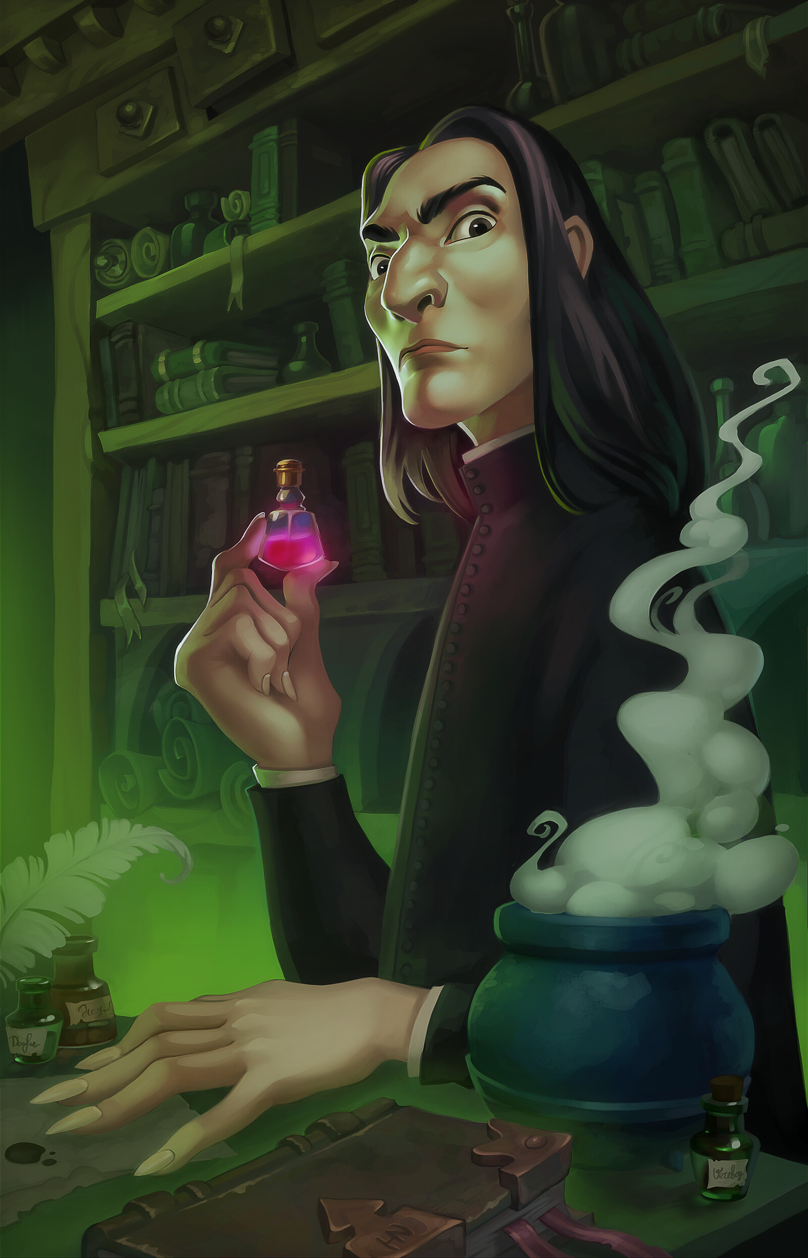 ArtStation - Severus Snape (2019), Anastasia Frantsek