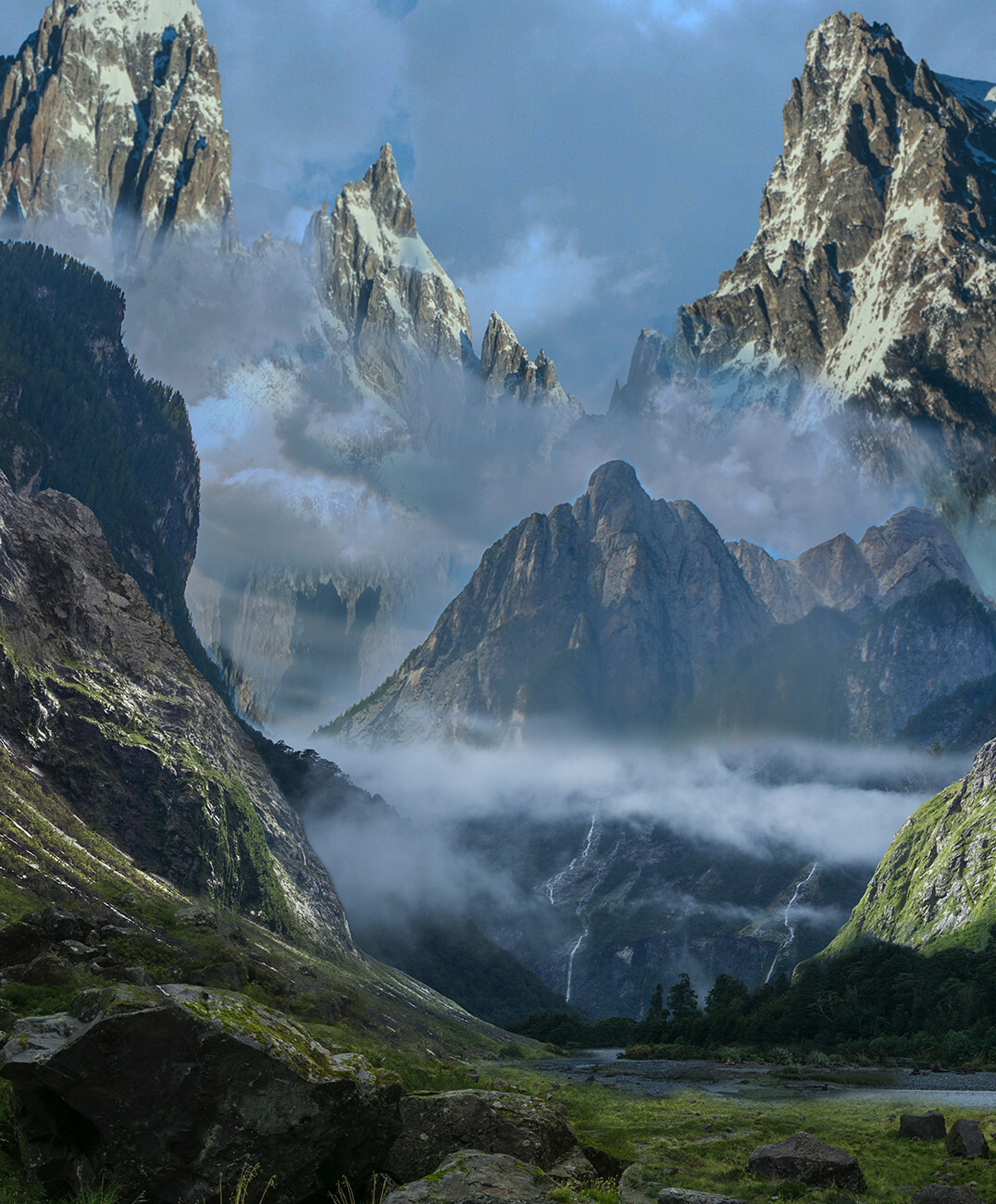 closing scene (matte painting)